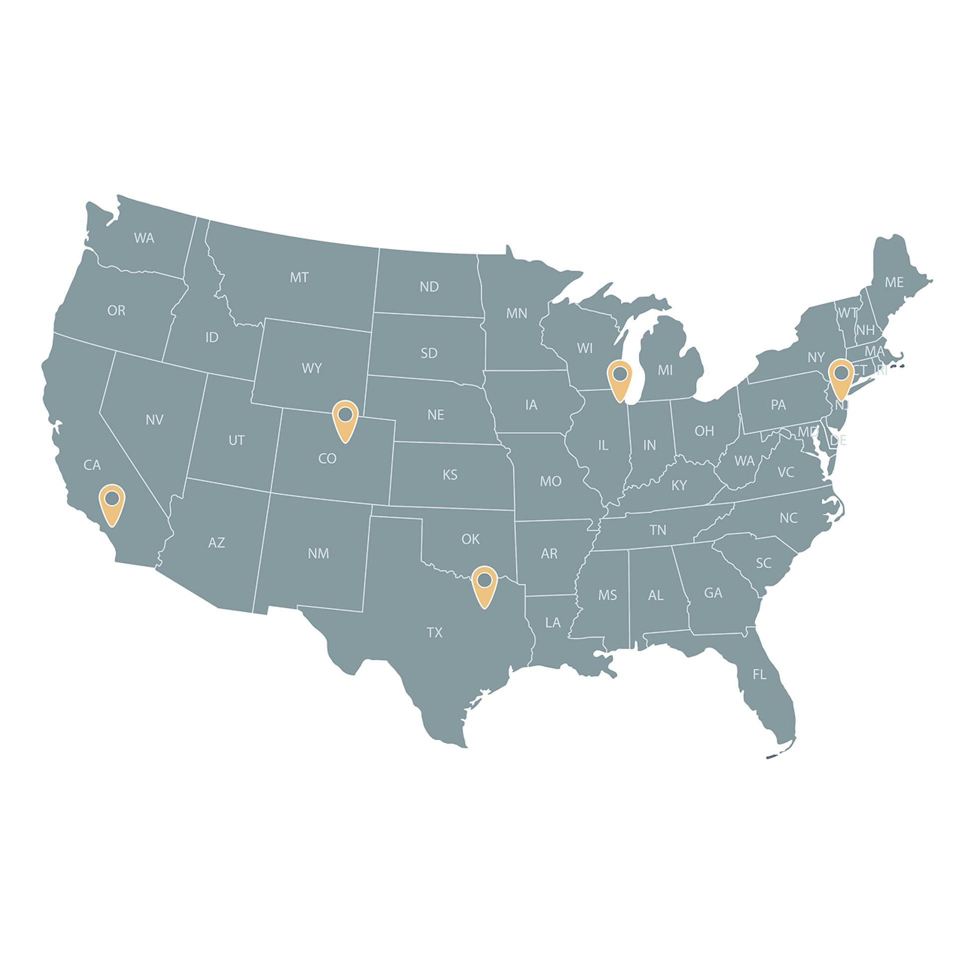 Saatva Delivery Map