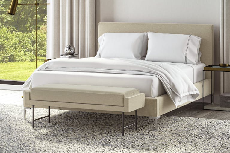 Arno Cushioned Bench angle