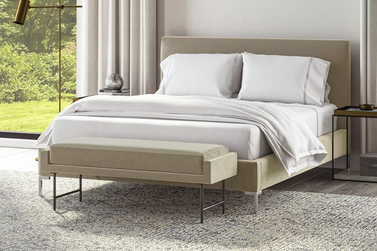 Arno Cushioned Bench angle