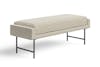 Arno Cushioned Bench silo angle