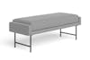 Arno Cushioned Bench silo angle