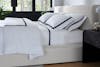 Banded Percale Pillowcase Pair lifestyle profile
