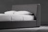 Bari Leather Storage Bed detail