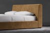 Bari Leather Storage Bed detail