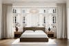 Bari Leather Storage Bed lifestyle