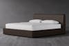 Bari Leather Storage Bed studio