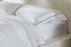 Embroidered Sateen Sheet Set lifestyle angle