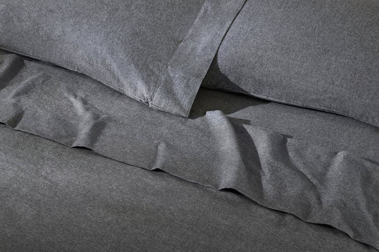 Luxury Flannel Pillowcase Pair lifestyle close up