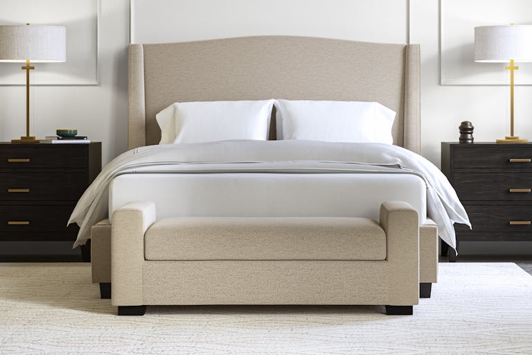 Lena Cushioned Bench front