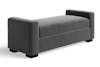 Lena Cushioned Bench silo angle