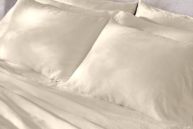 Linen Pillowcase Pair lifestyle detail