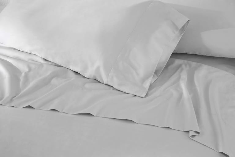 Organic Sateen Pillowcase Pair lifestyle close up