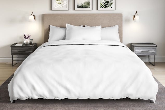 Organic Percale Duvet Cover Set