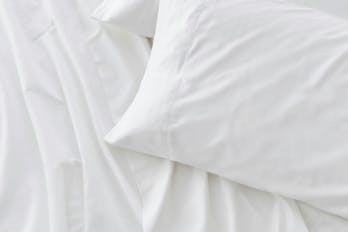 The Sateen Sheet Set & Memory Foam Pillows Bundle