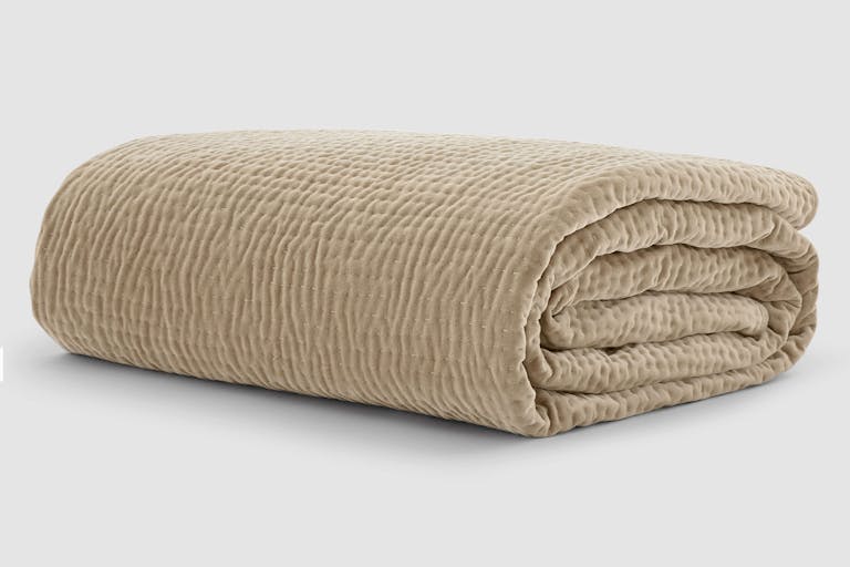 Velvet Pick Stitch Quilt silo