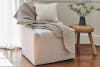 Waffle Knit Blanket lifestyle chair