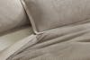 Waffle Knit Duvet Cover Set lifestyle close up
